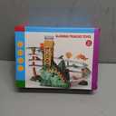 Dinosaur Climbing Slide Stair Toy for Toddlers Aged 3 4 5 6 7 8 - Racing Track Game Set, Sliding Car Toy, Dinosaur Themed with Light and Music, Birthday Dinosaur Gifts for Boys Girls Kids