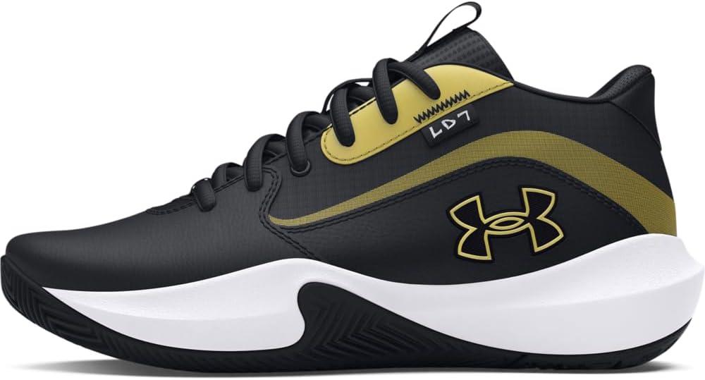 Under Armour Kids' Grade School Lockdown, Size 7 (Black)