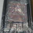 Utility Slim Storage Cart,6 Tier Narrow Kitchen Storage Cart,Laundry Room Carts,for Kitchen,DiningRoom,Living Room,Home Office,Rustic Brown and Classic (6 Tier Black)