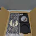 Lightsaber Wall Mount with Pattern, Wooden Lightsaber Stand for Lightsaber Display, Vertical Lightsaber Wall Mount Holder for Most Lightsaber Displays, Gift for Lightsaber Collectors (01)