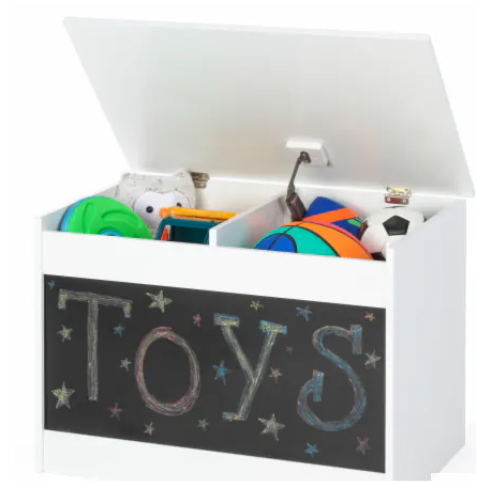 Whitmor Chalkboard Toy Chest 15.75×24.13×17.13 in