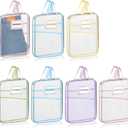 7 Pack Packing Cubes,Suitable for travel on different days of the week, storage bags with sticker labels, suitable for children's travel summer camp essentials, books, small items storage