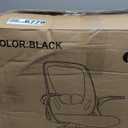 Primy Drafting Chair Tall Office Chair with Flip-up Armrests Executive Ergonomic Computer Standing Desk Chair with Lumbar Support and Adjustable Footrest Ring (Black) (934-Z)