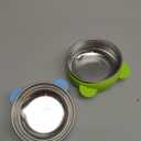 Stainless Steel Baby Bowls with Suction, 2-in-1 Toddler Feeding Set SUS304 Non-Toxic | Unbreakable & Anti-Scald | Super Strong Suction Base | Dishwasher Safe | Perfect Baby Gift - 2Pack 28.9 (Green/Blue)