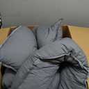 WhatsBedding Japanese Floor Mattress Futon Mattress 3" Grey Tatami Mat Shredded Memory Foam Filled Sleeping Pad, Foldable & Portable Roll Up Lounger Camping Bed for Kids and Adult,Twin Size 39"x 80"