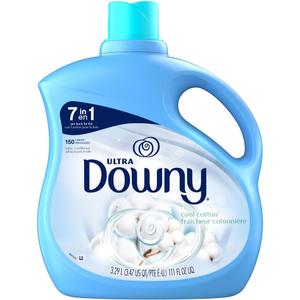 Downy Fabric Softener Liquid, Cool Cotton Scent, 111 fl oz, 150 Loads