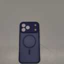 MOCCA Magnetic for iPhone 17 Pro Max Case, (Compatible with Magsafe) (16FT Military Grade Protection) Full Camera Protection Anti-Fingerprint Slim Translucent Matte Phone Cover 6.9",Deep Blue