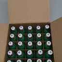 C9 LED Green Christmas Replacement Light Bulbs, Plastic Shatterproof LED Bulbs for Christmas Outdoor Patio String Lights, 0.6W Equivalent to 7W, Xmas Green Night Light Bulbs, E17 Screw Base, 25PK