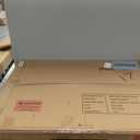 DWANTON Dog Crate Furniture with Cushion, Wooden Kennel Table with Double Doors, Indoor Dog House, Medium Size, 32.5" L, Greige