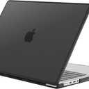 ProCase for MacBook Pro 16 Inch 2026 2025-2021 M5 M4 M3 M2 M1 Pro/Max, Translucent Hard Shell Shockproof Cover for MacBook Pro 16.2" -Black