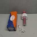 BONAOK Kids Karaoke Microphone, Wireless Bluetooth Microphone for Singing, Gift for Kids, Adults, Girls, Boys, Christmas Kids Toys Gifts for Ages 3, 4, 5, 6, 7, 8+ Years Old (Light Pinkcolor)