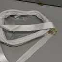 TOBVZOO Clear Bag Stadium Approved, Crossbody Transparent Bag for Concerts Sports Events, Purses for Men & Women (White)
