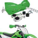 JFG RACING Dirt Bike Handguards,Motorcycle 7/8'' and 1 1/8'' Hand Guards Aluminum Universal for Dirt Pit Bike MX Motocross Supermoto Racing ATV Quad KAYO - Green