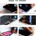 [4500mAh] Battery for iPhone 5S/5C,New Upgraded High Capacity 0 Cycle Li-Polymer Replacement Battery for iPhone 5S/5C with Complete Professional Repair Tool Kit