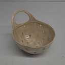 1 Cream Stoneware Colander