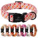 Babole Pet 4th of July Dog Collar, Robot Star-Spangled Patriotic Dog Collars for Giant Large Dogs, Adjustable Lightweight Quick-Release Buckle Collar for Boy&Girl Dogs XL