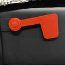 Architectural Mailboxes Parsons Rust-Proof Plastic Post Mounted Mail Box for Outside, Black, Medium Curbside Mailbox, USPS Approved for Residential Delivery