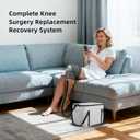 Ice Machine for Knee After Surgery, Cold Therapy Machine with Programmable Timing, Quiet Pump, Portable Knee Replacement Surgery Recovery System for Pain Relief, Easy to Use