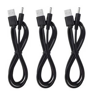 JLY (3 Set 3.94Ft) PD USB-C to 3.5mm DC Plug 1.35mm Adapter Cable, Power Cord for 12V LED Strip, Monitor, Bluetooth Speaker, and DVR – Compact, Durable & Safe Charging with USB-C Port Devices