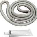 Upgraded W10861521 Dryer Door Seal Part Compatible with Maytag Amana Crosley Inglis Kenmore and Whirlpool Dryer Seal Replaces AP5999407 WP3405246 PS11731610 W10730752 4382011 W10389572 - With Adhesive