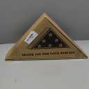 Flag Case for 3x5 FT Flag, 3'x5' American Flag Display Case Red Wood Memorial Flag Veteran Military Medal Pins Shadow Box with Acrylic Covered and Wall Mounted (Not for Burial Flag Size)