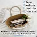 Women's Small Straw HandBag Handwoven Handbag Woven Bag Small Crossbody Bag Weave Shoulder Handbag Cute Beach Purse