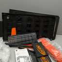 NERF Elite Blaster Rack - Storage for up to Six Blasters, Including Shelving and Drawers Accessories, Orange and Black