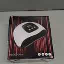 BIGBEAR UV Light for Nails, 48W UV LED Nail Lamp for Gel Polish, Fast Nail Dryer with Automatic Sensor, 3 Timer Setting, Small and Portable, LED Nail Light for Fingernail and Toenail (single (pink))