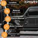NPAUTO Front Passenger Side Power Window Regulator Without Motor fit for BMW X5 E53 Sport Utility 2000 2001 2002 2003 2004 2005 2006, Right, 740-489