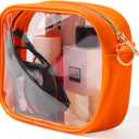 TOBVZOO Clear Bag Stadium Approved, Crossbody Transparent Bag for Concerts Sports Events, Purses for Men & Women