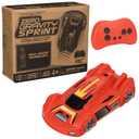 Air Hogs, Zero Gravity Sprint RC Car Wall Climber, Red USB Micro B Rechargeable Indoor Wall Racer, Over 4-Inches, Kids Toys for Kids Ages 4 and up