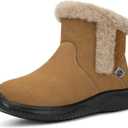 Winter Snow Boots for Women: Warm Fur Lined Ladies Ankle Booties Comfortable for Outdoor Walking