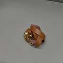 Leather Dog Doorbells for Door Knob, Adjustable Brass Potty Training Bells for Puppy to Go Outside, Easy Dog Door Bell for Potty Training