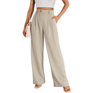 LILLUSORY Wide Leg Dress Pants Women's High Waisted Dressy Trousers XS