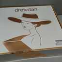 dressfan Vintage Fascinator Hats for Women,Linen Pearl Fascinator for Derby Church Wedding Tea Party, M30-Khaki
