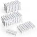 100Pcs White Clothespins, 2.9 Inch Clothes Pins Wooden, Colorful Clothespins for Hanging Clothes Crafts Picture Laundry Clips Cheer