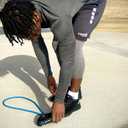 Capelli Sport Resistance Band Set, Medium Exercise Band Tube, Handles, Lateral Ankle Stretch Band, Blue - Kit