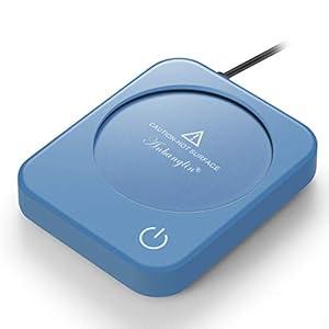 ANBANGLIN Coffee Mug Warmer, Smart Desk Cup Warmer with 3 Temperature Control & Auto Shut Off, Electric Heating for Candle, Milk, Tea, Beverage (Sky Blue)