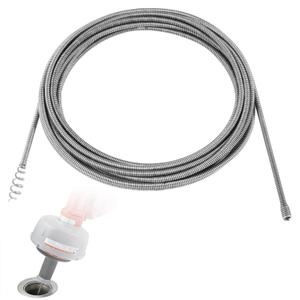 21338 Auto-Spin Replacement Cable for Ridgid - 1/4" x 30' Drain Snake Cable Compatible with K-45 Sink Machine, Professional Drain Auger for Kitchen Sinks, Tubs, Showers