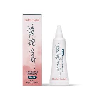 Made for This Eyelash Extension Adhesive - All-Day Hold Lash Cluster Glue for Effortless, Long-Lasting, Stunning Lashes - All-in-One Lash Glue (Black)