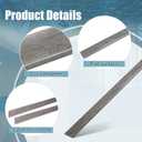 Hicarer 2 Pcs 2" x 1/8" x 24" Steel Flat Bar Metal Stock Mild Steel Plate Weldable A36 Metal Bar for Walls Floors Cars Ships Repair Hot Rolled Mild Industrial Manufacturing and Transportation