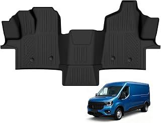 NQOQN Custom Fit Floor Mats for Ford Transit 2022-2026 2027 | All Weather TPE Floor Liners | Odorless Interior Accessories