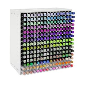 Marker Organizer, 240 Slots Marker Storage Organizer, Marker Holder with Divider Art Marker Rack for Pens Colored Pencils Art Brushes Adjustable Pencil Holder for Desk Organizer