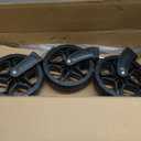 Collapsible Wagon Cart with Wheels Foldable - Folding Utility Heavy Duty Wagons Carts for Grocery Sports Garden Shopping Camping Wheelbarrows (Black, 90L)