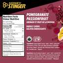 Honey Stinger Organic Pomegranate Passionfruit Energy Chew, Gluten Free & Caffeine Free, for Exercise, Running and Performance, Sports Nutrition for Home & Gym, Pre and Mid Workout, 12 Pack (EXP 08/22/27)