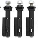 Mounting Pins for Recovery Boards, 4 Pcs Traction Board Mount Pin Set with Password Lock for MaxTrax MKII LITE and Mini Recovery Boards, Easy Installation, 360 Degree Rotatable