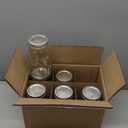 Ball Regular Mouth Glass Mason Jars with Lids and Bands, Used for Canning (Quart, 32 Ounce (Pack of 6))