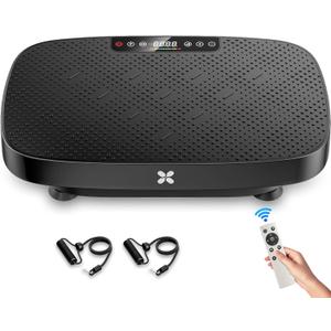 Vibration Plate Exercise Machine, Vibrating Plate for Lymphatic Drainage, Shake Plate Whole Body Waver Vibration Plate Platform, Fitness Equipment for Weight Loss Fat Burner for Women Men