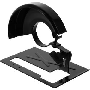 Angle Grinder Stand Set with 5.3"(1.9" Bore) Guard & Adjustable Cutting Bracket - Compatible with 4-1/2 Inch Grinders, Metal/Woodworking Safety Accessories