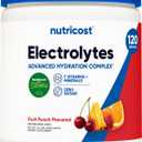 Nutricost Electrolyte Complex Powder (120 Servings, Fruit Punch) - Hydration Supplement Drink Mix with Vitamins and Minerals (1.04 Pound (Pack of 1)), Expiry: 01/2029
